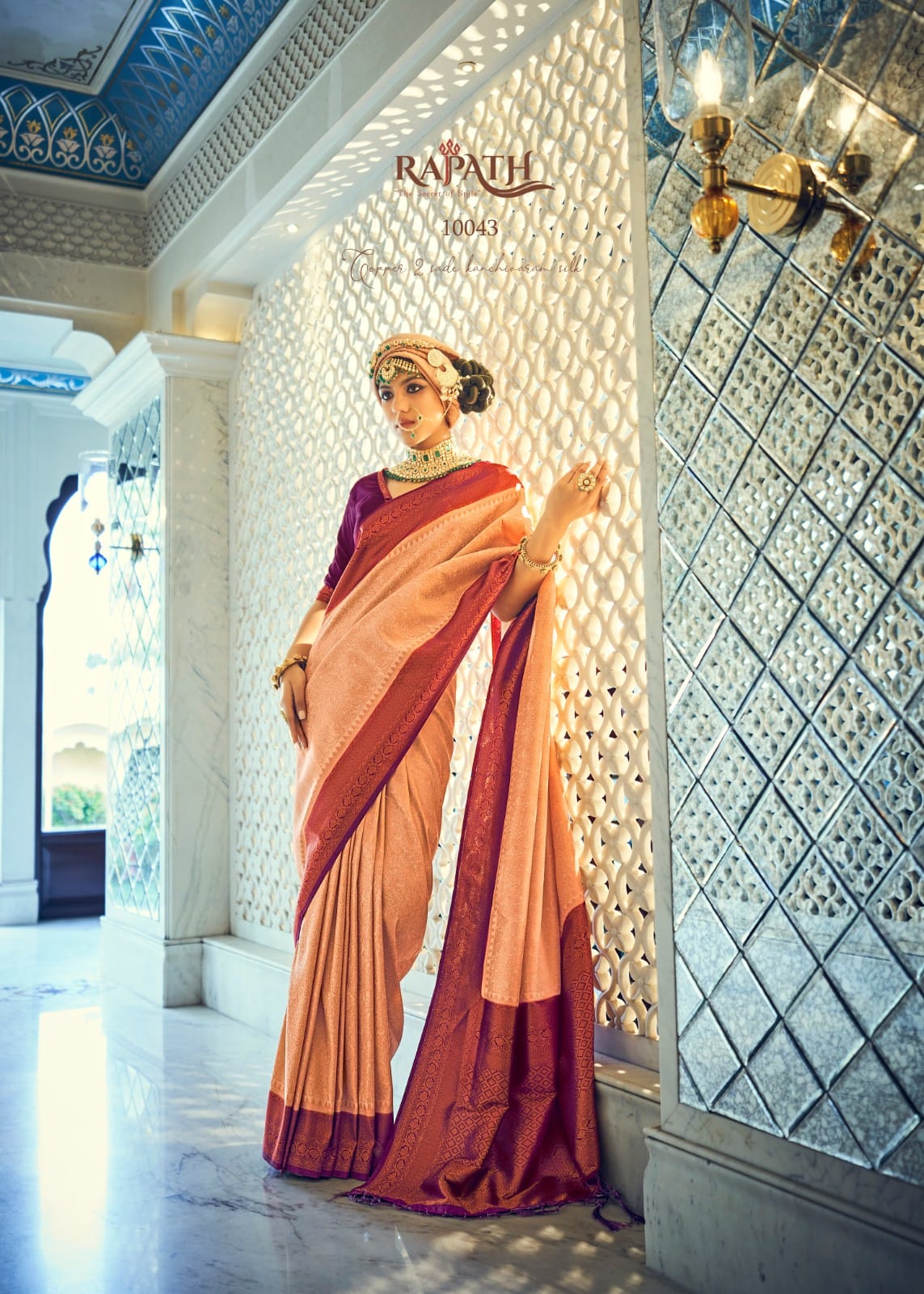 Rajpath Angelina Wedding Wear Silk With Dying Heavy Designer Saree Collection 